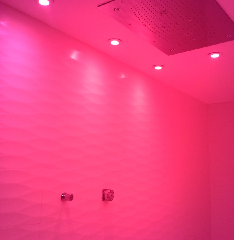 Philips HUE pink shower